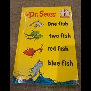 Dr. Seuss one Fish two Fish red fish blue book